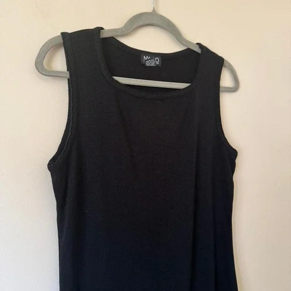 90s mini knit dress black - Picture 2 of 5